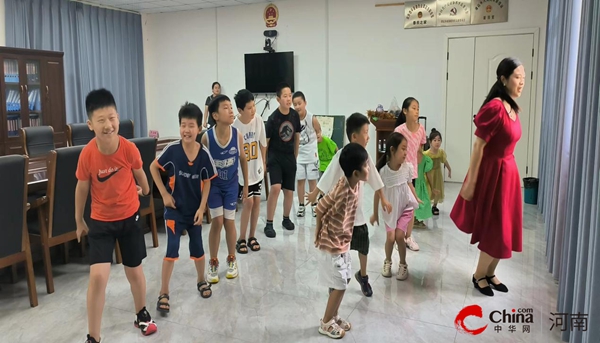   西平县谭店乡开展2023年“快乐成长”乡村学校暑期志愿服务活动
