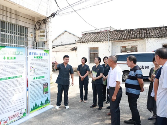 信阳中院与商城县法院联合开展首个全国生态日系列法治宣传活动