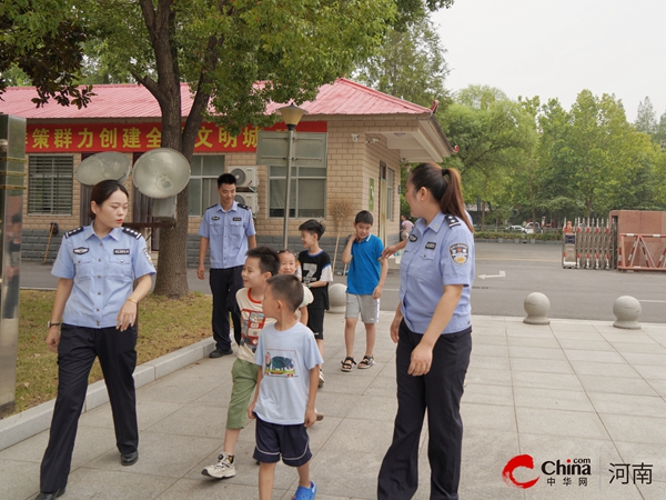 ​童心向警 伴你成长——西平县人民法院开展“暑期警营开放日”活动
