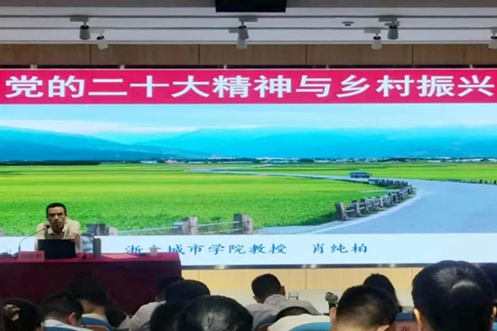 潢川县：广泛开展宣讲活动 推动党的二十大精神进基层