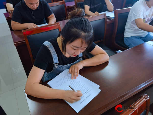 ​西平县应急管理局组织开展《行政强制法》法律知识考试