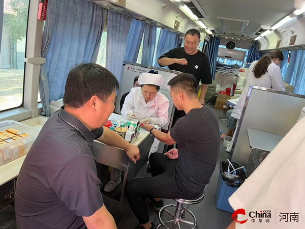 ​西平县蔡寨乡积极组织开展无偿献血活动
